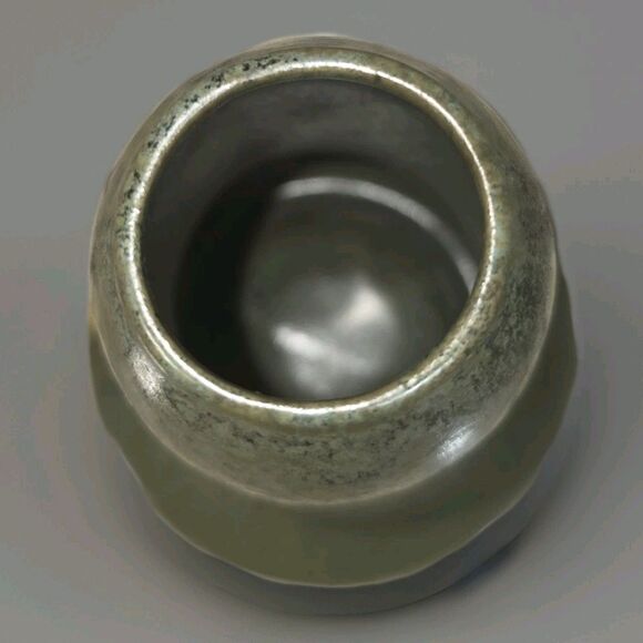 Antique Alfred Stellmacher  Christmas Pottery Vase Holly Berry - Picture 4 of 8